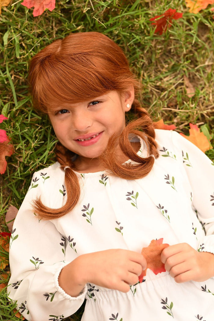 Mini Charlotte Ruffle Tier Dress - Earthy Floral - Sugar Bee Clothing