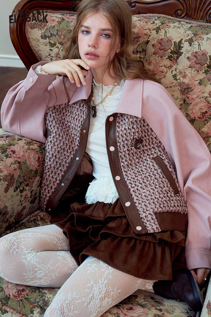Mock Neck Ruffle Hem Long Sleeve Top