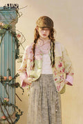 Oriental Floral Patchwork Outerwear