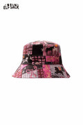 Patchwork Print Floral Bucket Hat