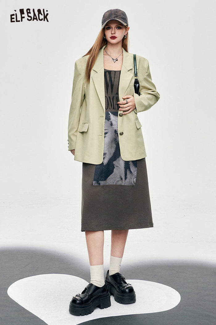 ELFSACK Petite Elegant Casual Blazer