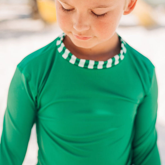 Rashguard - Green Gingham - Sugar Bee Clothing