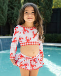 Skirt Bikini - Crawfish - Sugar Bee Clothing