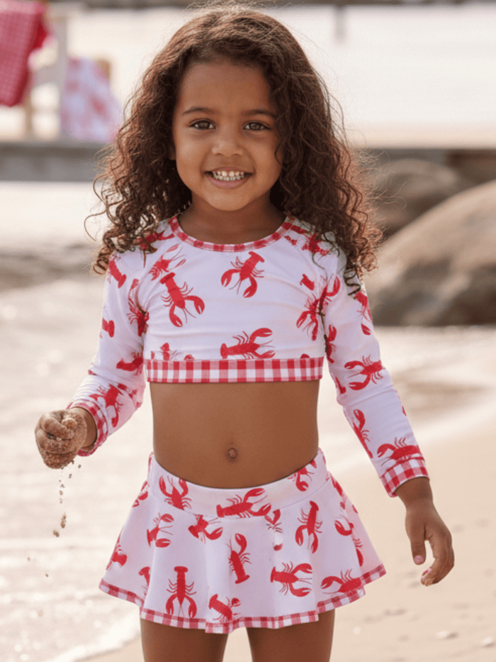Skirt Bikini - Crawfish - Sugar Bee Clothing