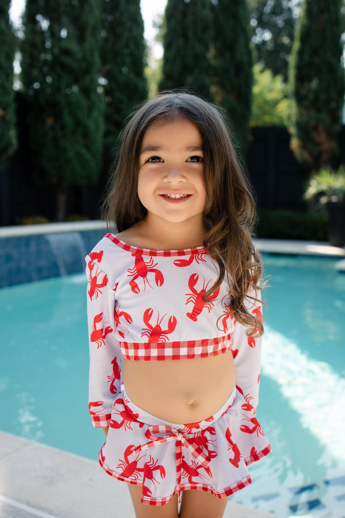 Skirt Bikini - Crawfish - Sugar Bee Clothing