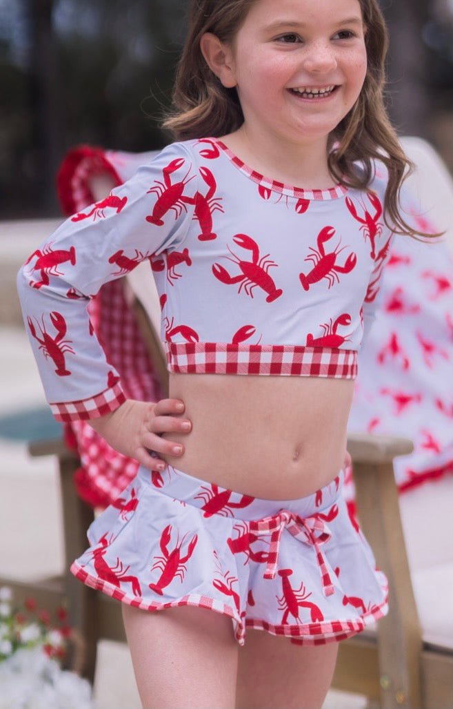 Skirt Bikini - Crawfish - Sugar Bee Clothing