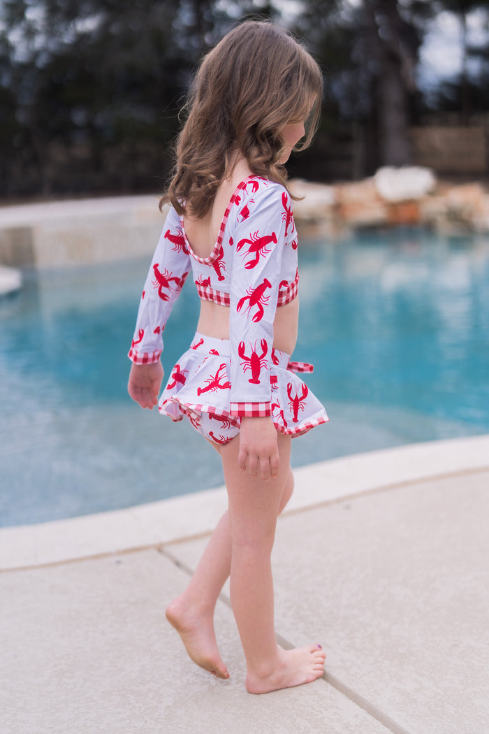 Skirt Bikini - Crawfish - Sugar Bee Clothing