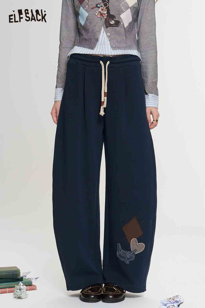 Preppy Fun Island Print Casual Pants
