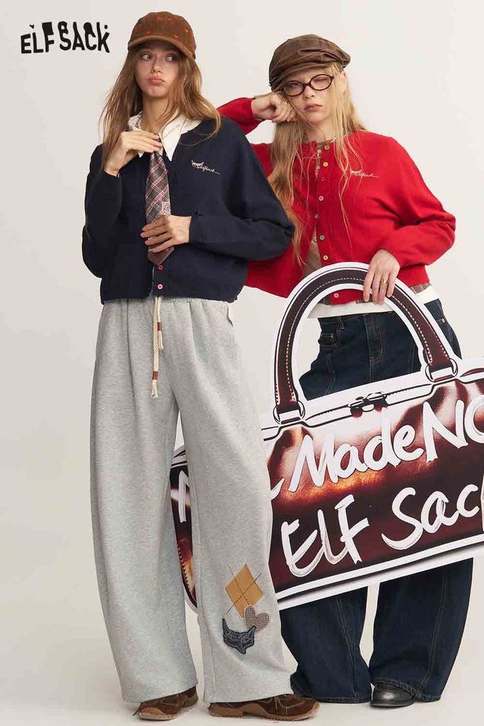Preppy Fun Island Print Casual Pants