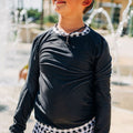 Rashguard - Black Gingham - Sugar Bee Clothing