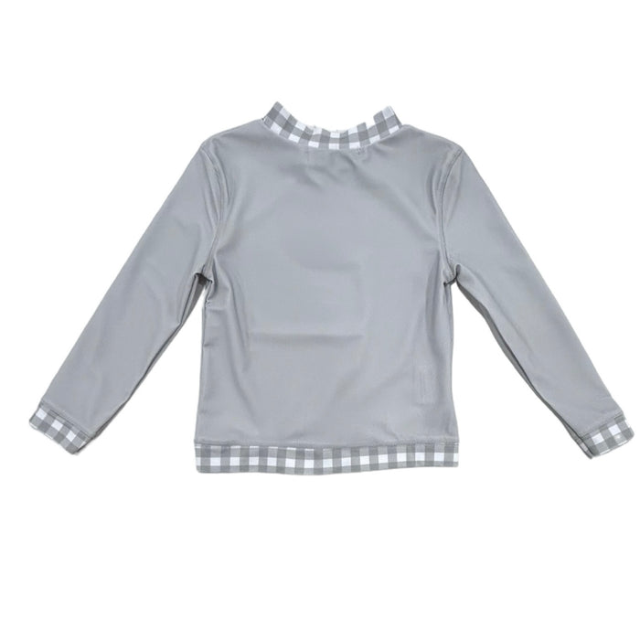 Rashguard - Grey Gingham - Sugar Bee Clothing
