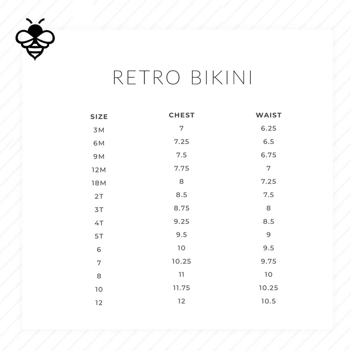Retro Bikini - Yellow Dots - Sugar Bee Clothing