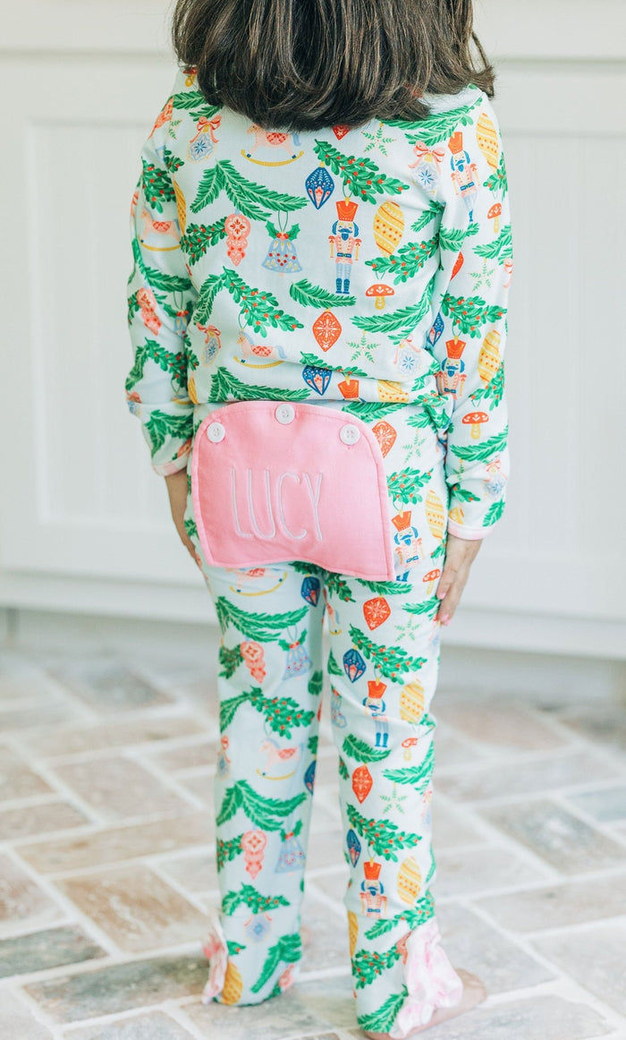 Ruffle Buttflap Pajamas - Nutcracker Holiday Lounge - Sugar Bee Clothing