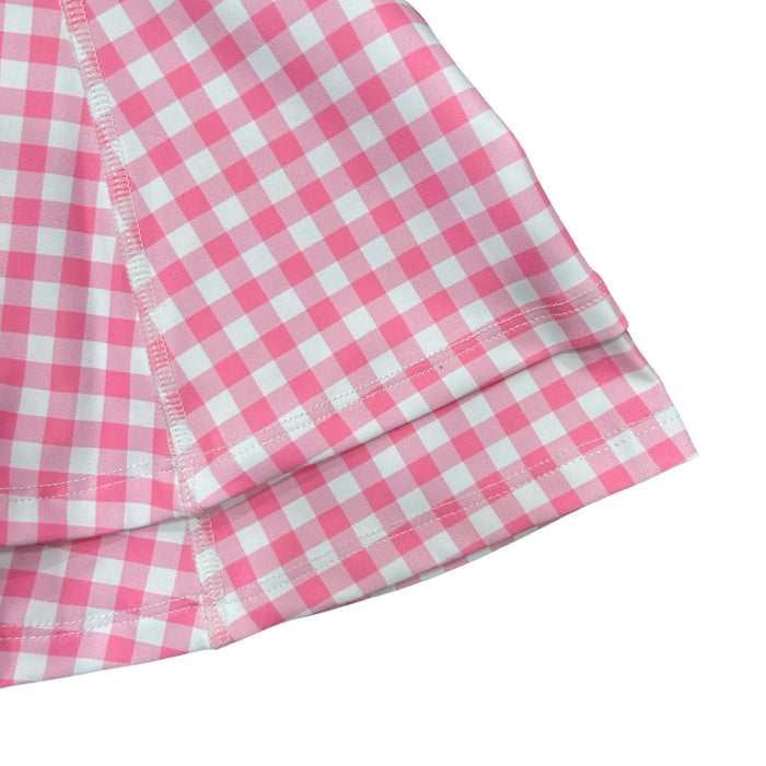 Ruffle Tennis Dress - Pink Gingham - Sugar Bee Clothing