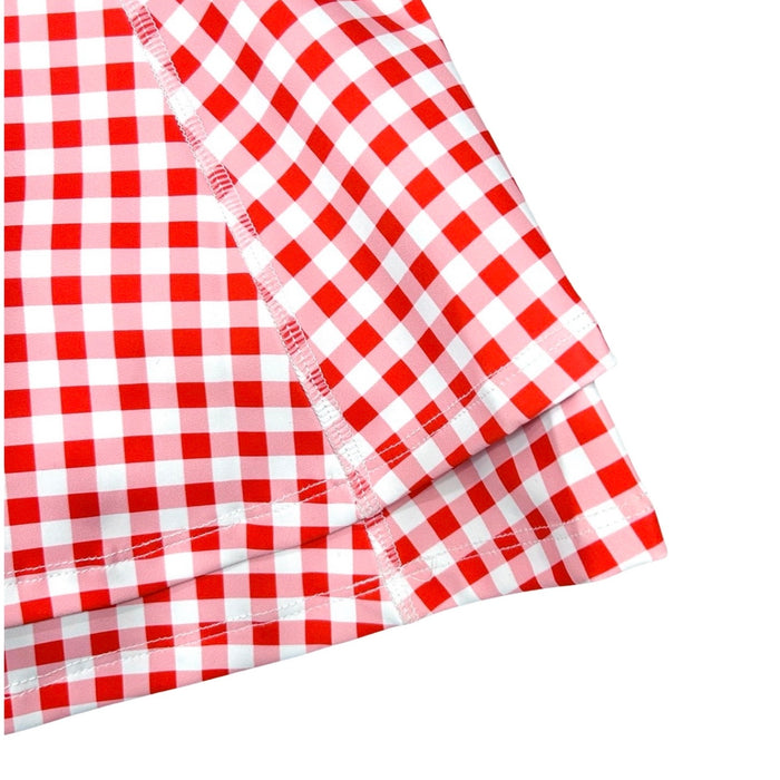 Ruffle Tennis Dress - Red Gingham - Sugar Bee Clothing