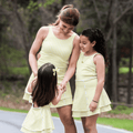 Ruffle Tennis Dress - Yellow Gingham - Sugar Bee Clothing