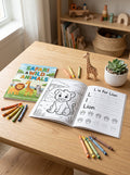 Safari & Wild Animals: Trace, Write & Color (50+ Pages) Printable Activity Book