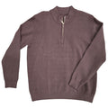 Scott 3/4 Zip Sweater - Espresso - Sugar Bee Clothing