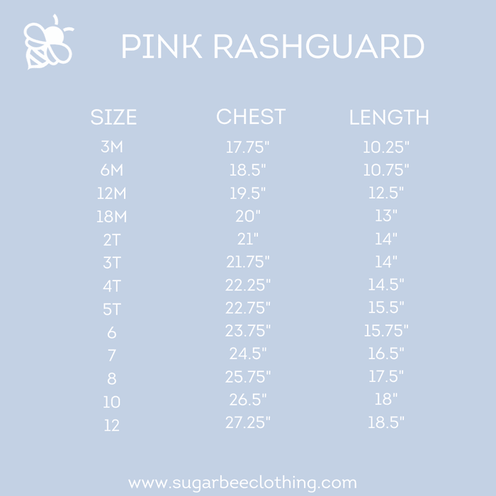 Short Sleeve Rashguard - Palm Springs Pink - Sugar Bee Clothing