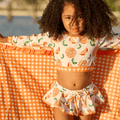 Skirt Bikini - Oranges - Sugar Bee Clothing