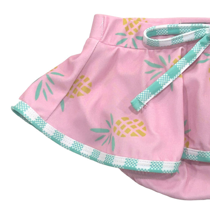 Skirt Bikini - Pink Pineapples - Sugar Bee Clothing