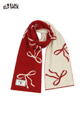ELFSACK Soft Bow Graphic Neck Warmer Accessory