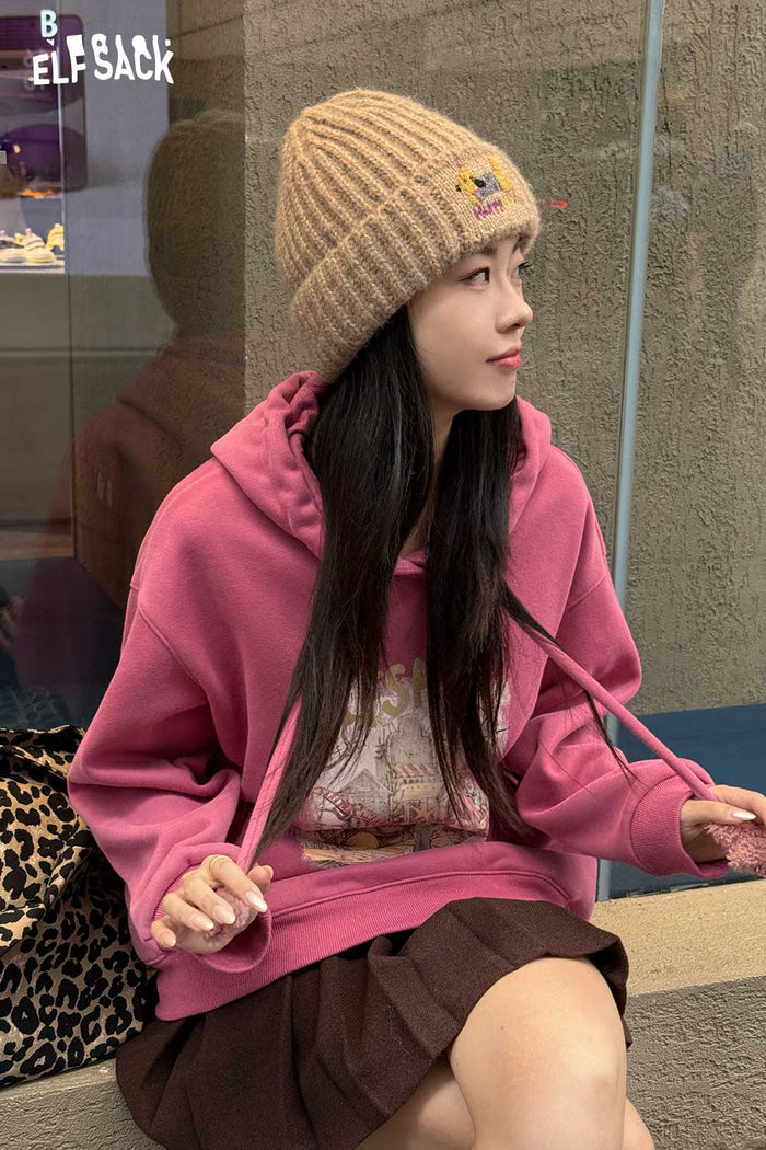ELFSACK Soft Dog Embroidered Hat Accessory