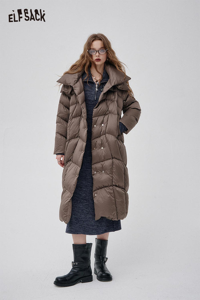 ELFSACK Soft Lapel Collar Musical Note Embroidery Knit Sheath Dress