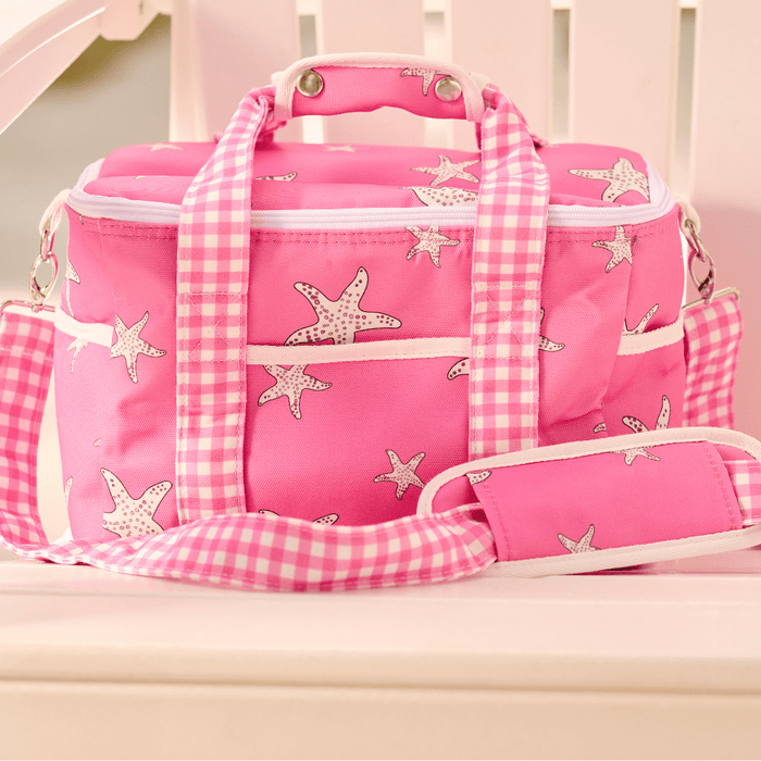 Soft - Sided Coolers - Pink Starfish - Sugar Bee Clothing