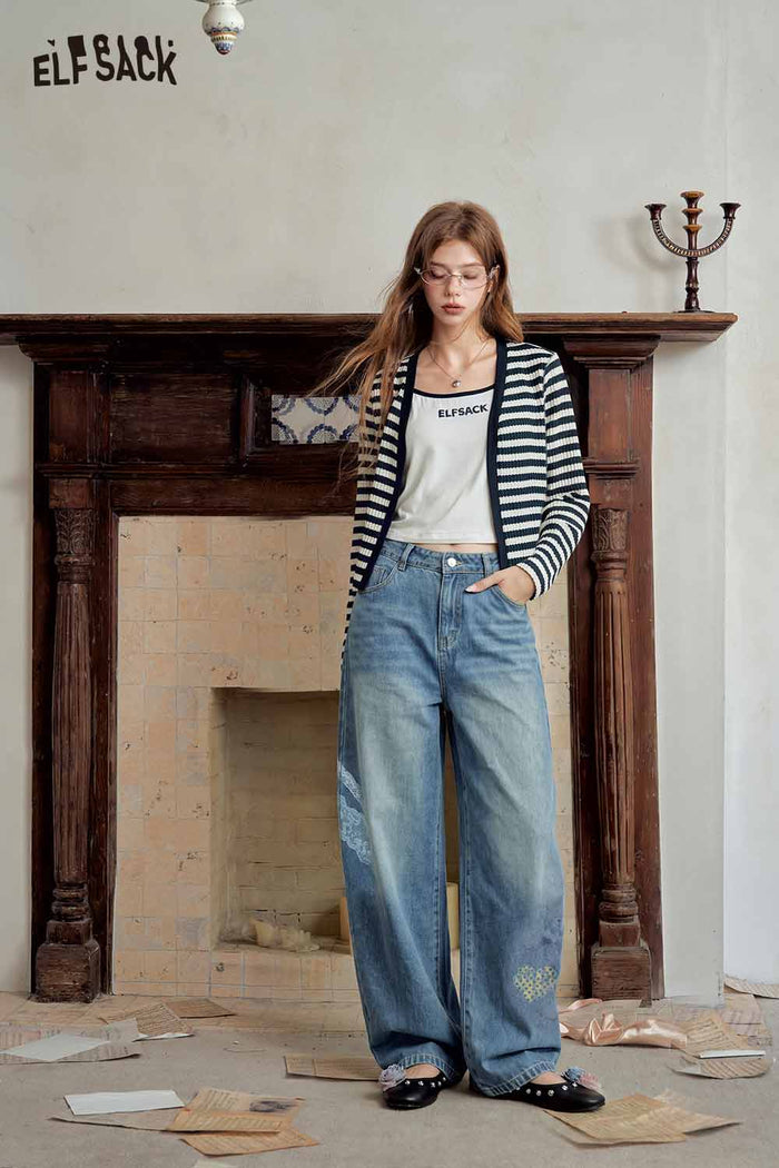 Striped Cardigan Cami 2 Piece Set