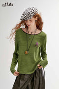 Striped Star Ringer Long Sleeve T-Shirt
