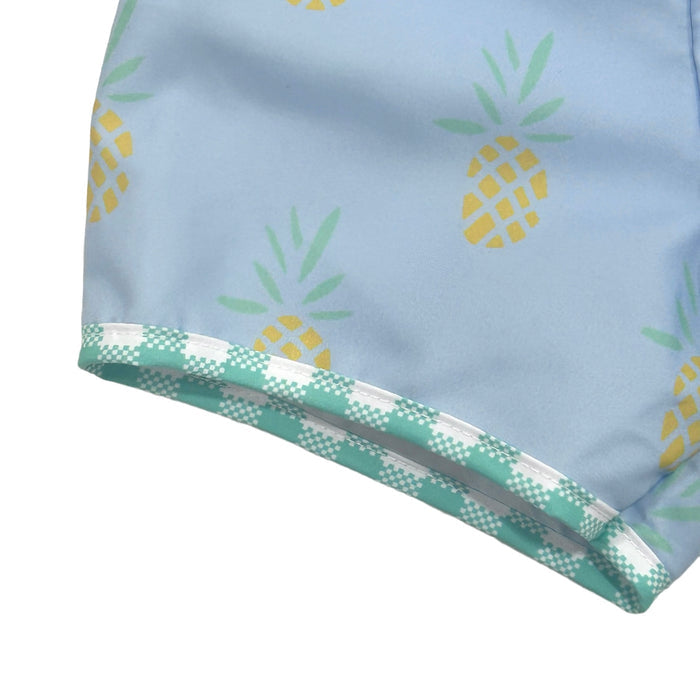 Swim Shorts - Blue Pineapples - Sugar Bee Clothing
