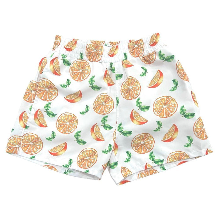 Swim Shorts - Oranges - Sugar Bee Clothing