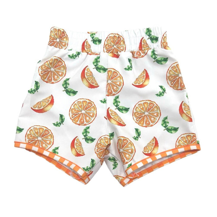 Swim Shorts - Oranges - Sugar Bee Clothing