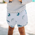 Swim Shorts - Sharks - Sugar Bee Clothing