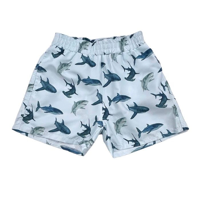 Swim Shorts - Sharks - Sugar Bee Clothing