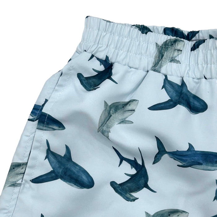 Swim Shorts - Sharks - Sugar Bee Clothing