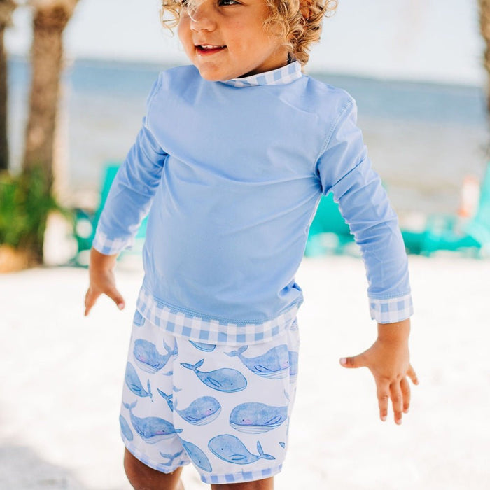 Swim Shorts - Whales - Sugar Bee Clothing