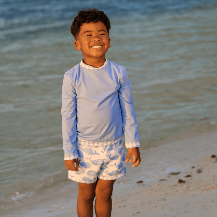 Swim Shorts - Whales - Sugar Bee Clothing
