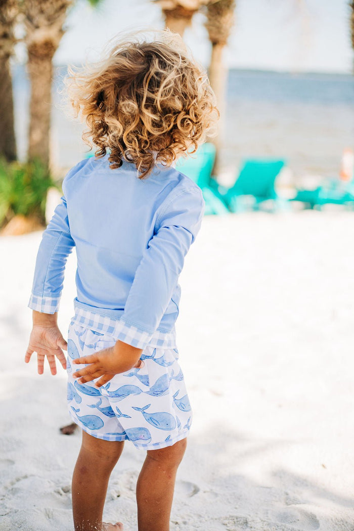 Swim Shorts - Whales - Sugar Bee Clothing