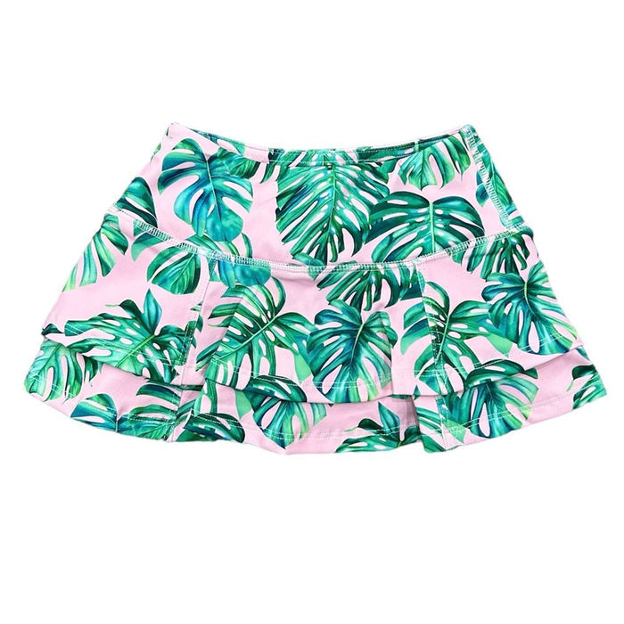 Tennis Skirt - Palm Leaves - Sugar Bee Clothing
