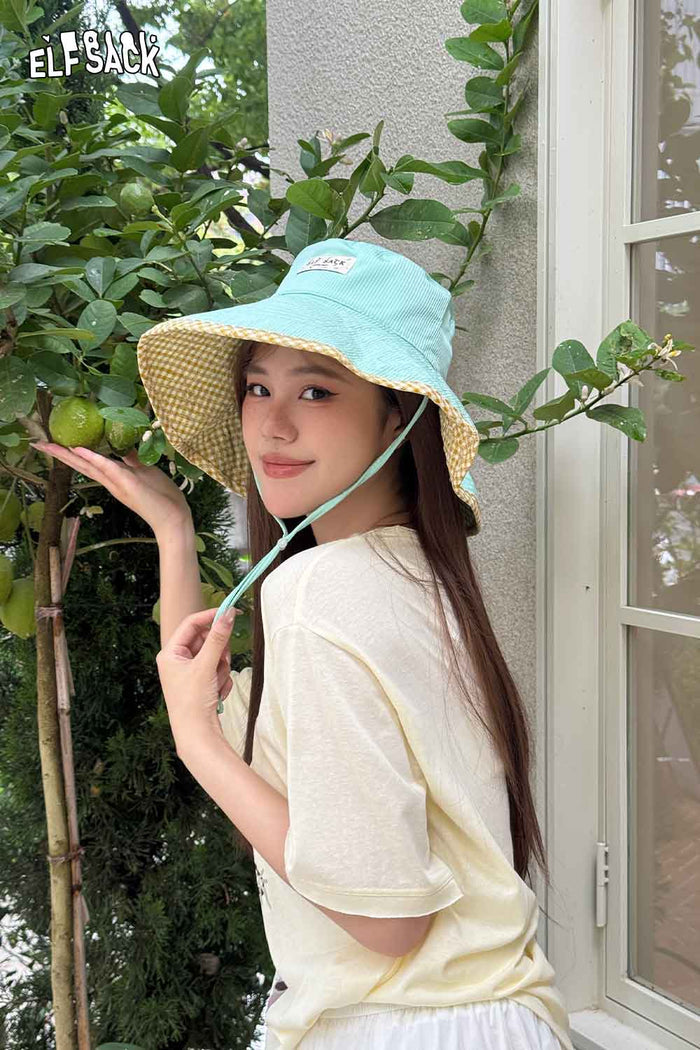 ELFSACK Women's Reversible Wide Brim Sun Hat